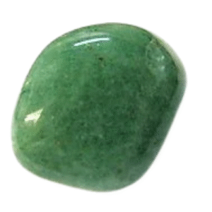 cuarzo verde (abre caminos), rodada, pulida +/ 2cm.