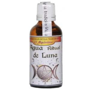 agua de luna (producto wicca certificado) con piedra luna
