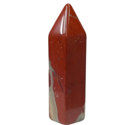 jaspe sardo punta hexagonal 3cm. x 1,5cm.