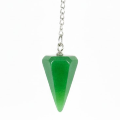 pendulos piedra jade verde