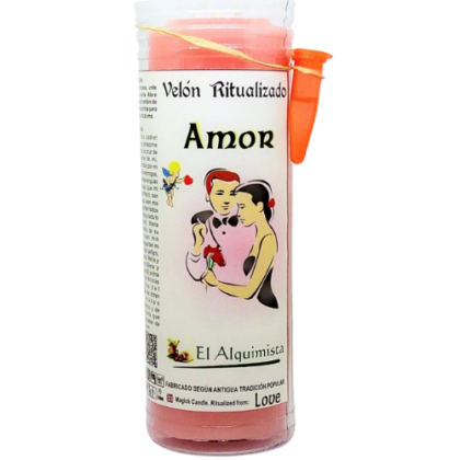 velon con aceite amor, ritualizado y preparado
