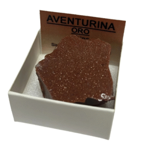 aventurina oro rojo piedra en bruto, 3 cm x 3cm