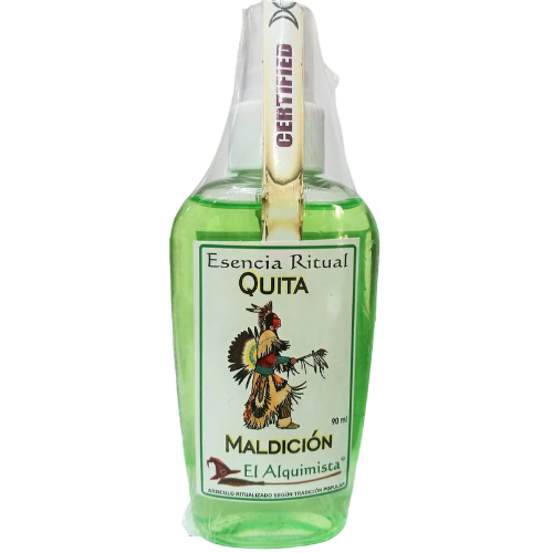 quita maldicion, esencia ritual tipo colonia 100 ml.