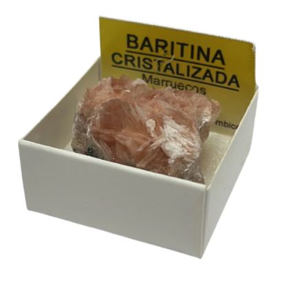 barinita cristalizada piedra en bruto, 3 cm x 3cm