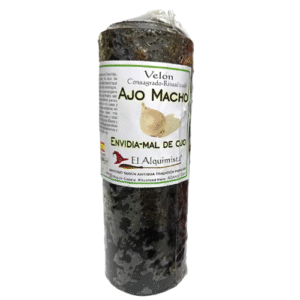 velon con hierbas ajo macho negro 17 cm x 6 cm.