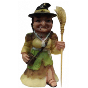 bruja gallega de 10 cm alto, en resina (surtidas)