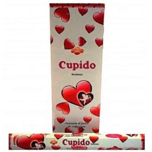 caja incienso en varita cupido, amor x 6 paquetes