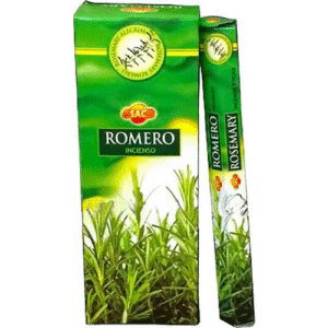 caja incienso en varita romero