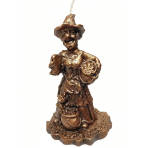 vela bruja con caldero 10 cm