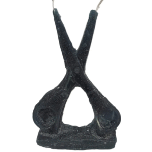 vela tijera negra, corta, separa, aleja