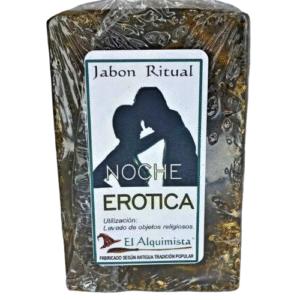 jabon noche erotica con hierbas y aceites hecho a mano. 100g.