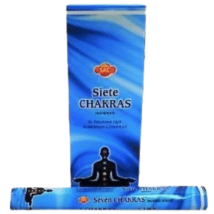 caja incienso en varita 7 chakras x 6 paquetes