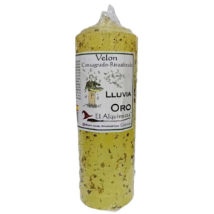 velon con hierbas lluvia de oro 17 cm x 6 cm.