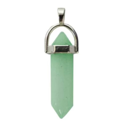 colgante punta jade