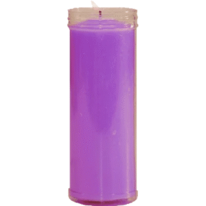 velon morado 15 cm x 6 cm especial rituales