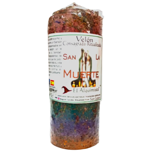 velÓn con hierbas y aceite 7 colores san la muerte velÓn con hierbas y aceite 7 colores san la muerte