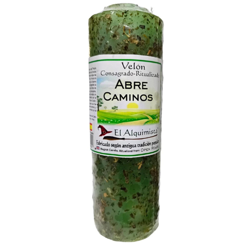 velon con hierbas y aceite abre caminos 17 cm x 6 cm. velon con hierbas y aceite abre caminos 17 cm x 6 cm.