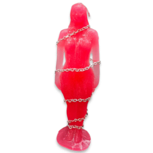 vela mujer encad roja