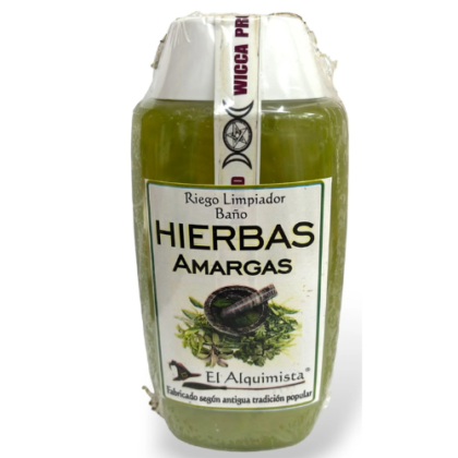 gel de baÑo hierbas amargas quita brujería, protege, planta wicca)