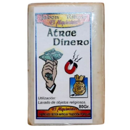 jabon atrae dinero con hierbas y aceites hecho a mano 100g.