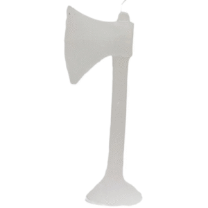 vela hacha blanca