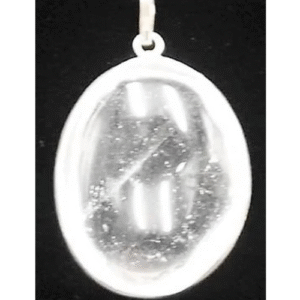 piedra colgar rodada, pulida cristal de roca cuarzo