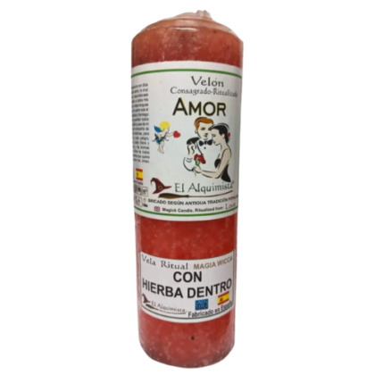 velon con hierbas y aceite por dentro amor