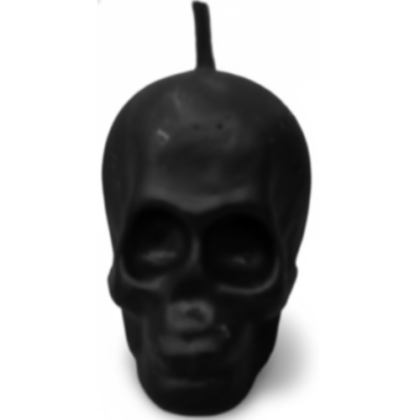 vela craneo mini, negro