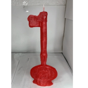 velas llave rojo