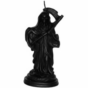 velas san la muerte negra 23 cm