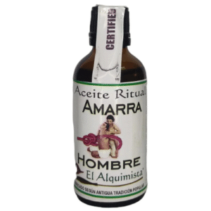 aceite amarra hombre