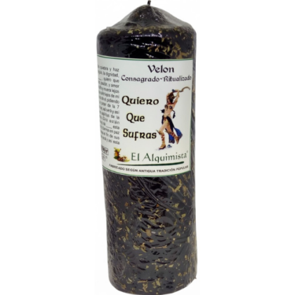 velon con hierbas y aceite quiero que sufras
