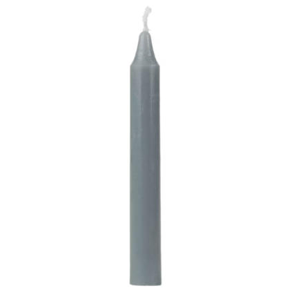 vela bujia gris 18 cm.