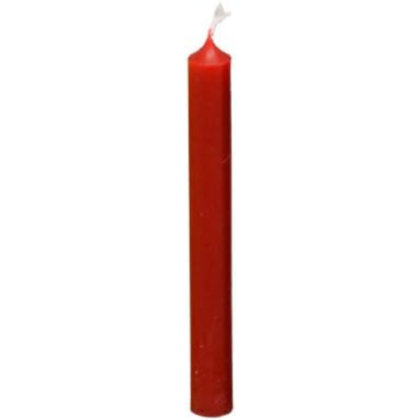 vela bujia roja 18 cm