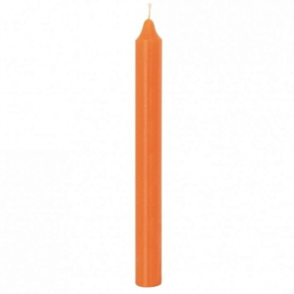 vela bujia naranja 18 cm.
