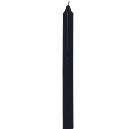 velas bujia negra 18 cm, no toxica fabricada en españa