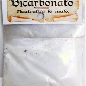 BICARBONATO DE SODIO neutraliza negatividad.
