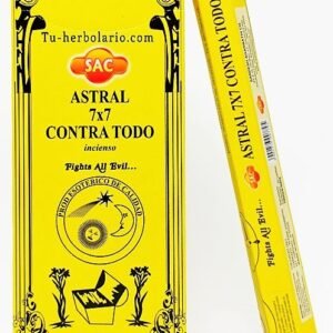 Caja de INCIENSO EN VARITA ASTRAL 7x7 x 6 paquetes contra todo