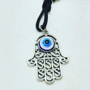 Colgante MANO DE FATIMA con OJO TURCO  (AMULETO mal de ojo) 3cm