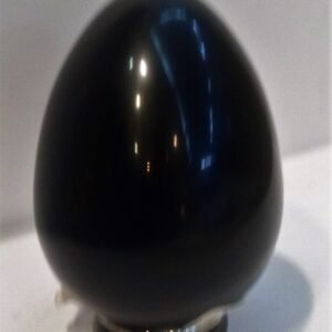 HUEVO DE OBSIDIANA LIMPIEZA DE ÚTERO 4 cm. (YONI)