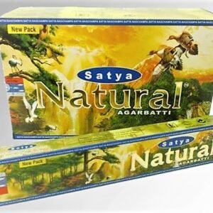 INCIENSO NATURAL (agarbati) Caja con 12 paquetes de 15 gm .