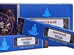 INCIENSO SPIRITUAL YOGA (agarbati) Caja con 12 paquetes de 15 gm .