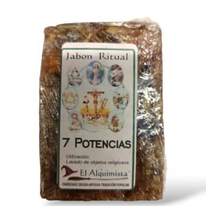 JABON 7 PODERES o 7 POTENCIAS con hierbas y aceites hecho a mano