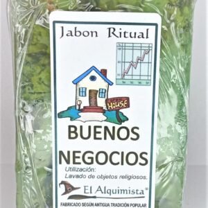 JABON BUENOS NEGOCIOS con hierbas y aceites hecho a mano 100g.