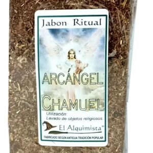 JABON CHAMUEL con hierbas y aceites hecho a mano 100g.