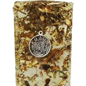 JABON con  AMULETO TETRAGRAMATON, para protección con hierbas. hecho a mano