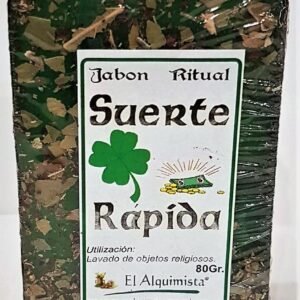 Jabon  SUERTE RAPIDA (hecho a mano) 100 grm.