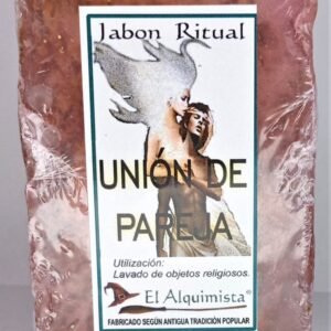 JABON UNION DE PAREJA con hierbas 100g hecho a mano.