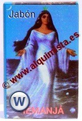 JABON YEMANYA con hierbas y aceites hecho a mano 100g.