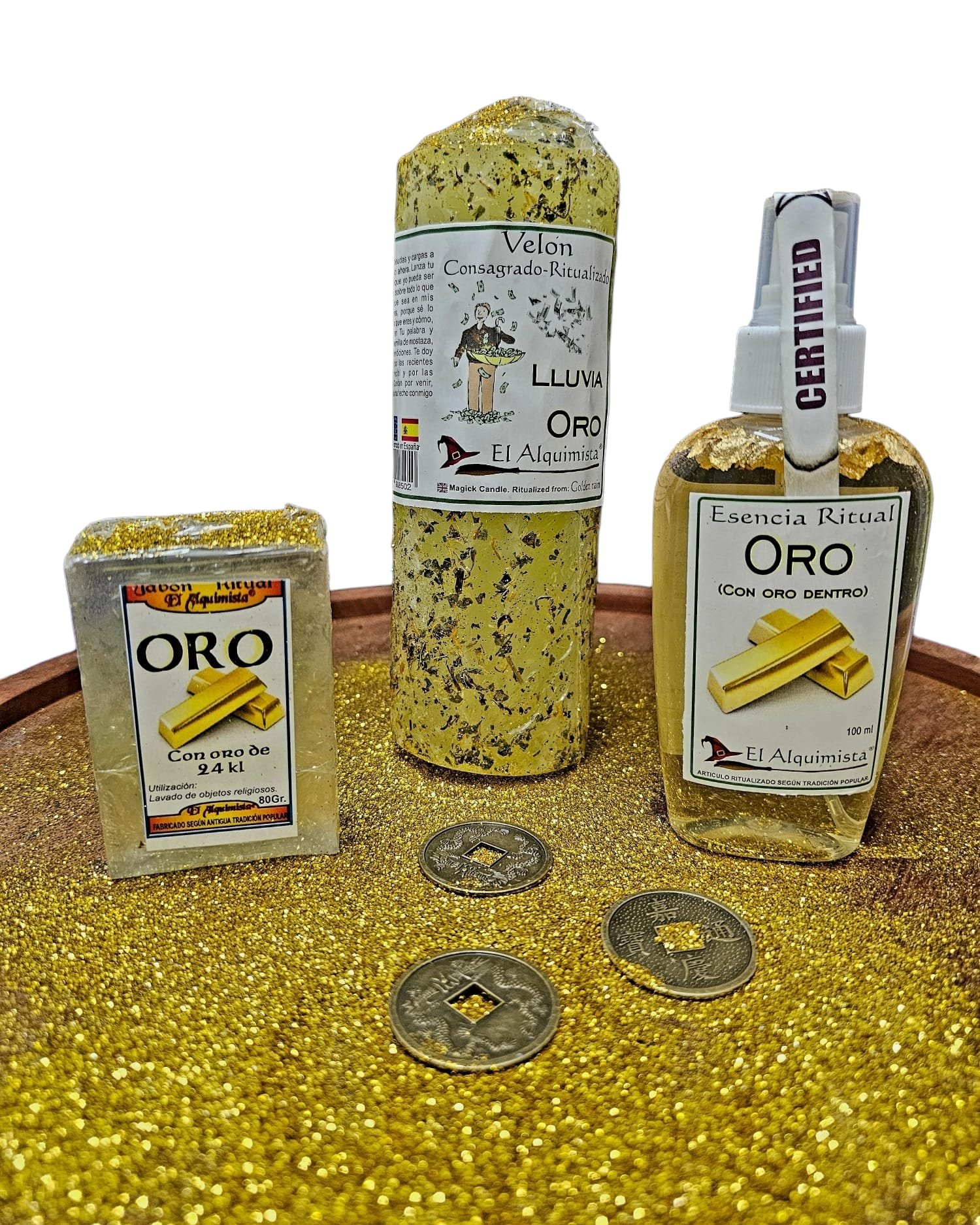 KIT COMPLETO "LLUVIA DE ORO"